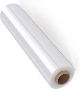 Huamaohengchun Rollo de Envoltura Retráctil de Grado Alimenticio HDPE de 15 Pulgadas y 1000 Pies, Resistencia Industrial, Calibre 80, Estiramiento del 500% - Product Image 1