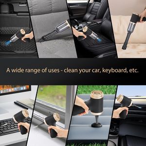 2025 nuevo Mini aspirador inalámbrico para coche, portátil, de alta succión, inalámbrico, de mano, soplado y succión integrada - Product Image 6
