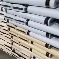 Tissu 100% polyester, doux, lisse et respirant, pour femmes et hommes arabes du Moyen-Orient, musulmans, islamiques, marocains, qataris, Jalabiya Thobe