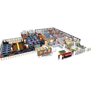 Kids Adventure Park Indoor Playground Equipment Indoor Amusement Trampoline Park Plastic Slide Outdoor Playground Ninja <strong>Course</strong> - Product Image 5