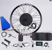 Kit de conversion de vélo électrique 500w 750w 1000w 1500W 2000w 3000w 5000w et batterie 72V 48V 52V 60V 20AH 30AH 40AH pour vélo électrique