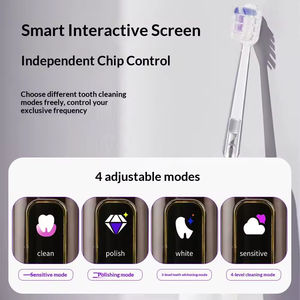 Nuevo Cepillo de Dientes Eléctrico Integrado con Vibración IPX7 para Adultos, Cerdas Suaves, Carga Inteligente, 15 Días de Duración de la Batería, para Parejas - Product Image 6