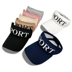 Commercio all'ingrosso 100% poliestere visiera cappello sportivo Design per l'estate sport all'aria aperta traspirante protezione solare con il concetto di Baseball - Product Image 1