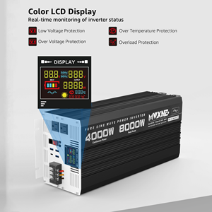 Envío rápido 4000W 5000W 12V a 120V 230V Inversor de onda sinusoidal pura Convertidor de corriente CC a CA para uso fuera de la red de vehículos RV - Product Image 2