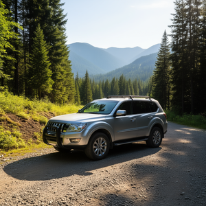 Portaequipajes de techo para coche, 110 cm, 43 pulgadas, aleación de aluminio, ajustable, con bloqueo antirrobo para bicicleta, kayak, carga, equipaje - Product Image 2