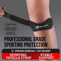 Sangle de genou ajustable en néoprène pour stabilisation de la rotule - Soutien respirant pour la récupération du LCA, la course à pied, le basketball et le soulagement des douleurs articulaires