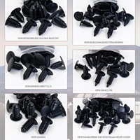 Lot de 160 clips en plastique pour l'intérieur et l'extérieur de la voiture, vente chaude