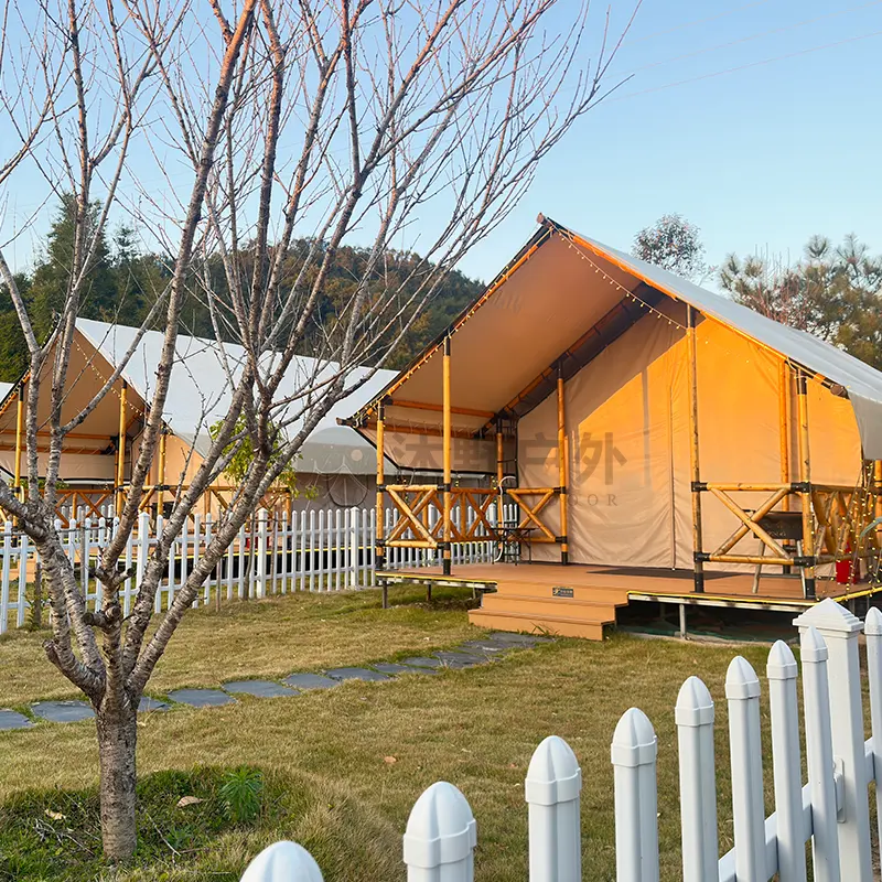 New Design Outdoor Luxury Safari Tent for Glamping Site Resort Hotel