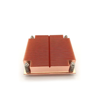 Xinhao Simulation thermique design personnalisé radiateur 1U LGA1700 rectangle Base en cuivre Module de refroidissement à ailettes en cuivre serveur refroidisseur de processeur