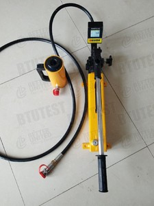 เครื่องดึงสมอไฮดรอลิกดิจิทัล |   เครื่องทดสอบแรงดึงของสลักยึดขนาด 100-1000 กิโลนิวตัน |   ASTM E488, EN 12504-3 - Product Image 2