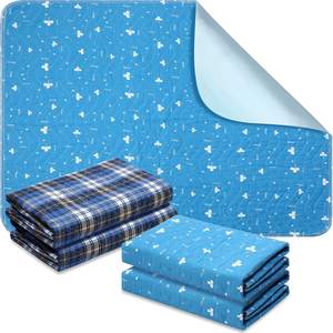 YK מפעל עמיד למים כלב כחול משטח לחיות מחמד רחיץ כריות שתן לחיות מחמד - Product Image 1