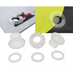 <span class=keywords><strong>Occhielli</strong></span> in Plastica Rotondi da 10mm Trasparenti <span class=keywords><strong>Neri</strong></span> Personalizzabili all'Ingrosso per Tessuti - Product Image 1