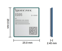 Quectel EG95-E EMEA Module CE RCM certifié B20B28A bande QuecOpen Linux Driver -40C à 85C température étendue IoT