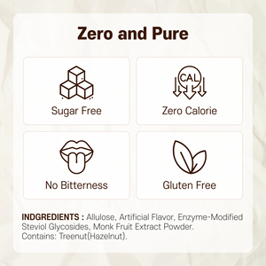 Monkshushu Kosher Certified Allulose <b>Hazelnut</b> Syrup Powder Sweet Dried Food Additive Packaged in Bag - Product Image 6