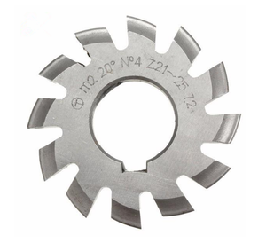 Fraise à denture simple en acier rapide revêtu d'étain LIVTER OEM, fraise à denture d'engrenage, fraise à denture d'engrenage frontale, 22 mm # 1-8 - Product Image 5