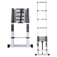 Échelle télescopique polyvalente 3,8 m, échelle plateforme multifonctionnelle en aluminium, prix de gros, échelle télescopique en Chine