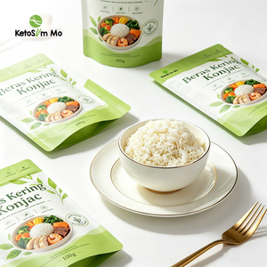 Riso Shirataki all'ingrosso a basso contenuto di carboidrati, ideale per la perdita di peso, fornitore Indonesia, fornitore di riso Porang, riso Konjac secco - Product Image 1