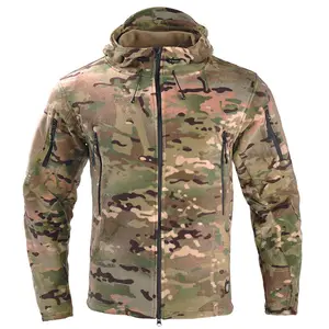 Sturdyarmor Outdoor Hoodie Winter Men'S Fleece Gear Equipment Clothing Coat Green Battle tactical Jacket With Hat