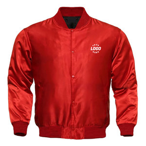 Veste en satin brillant de style urbain, coupe moderne, vêtement d'extérieur tendance, logo personnalisé, prix de gros, fabricant - Product Image 1