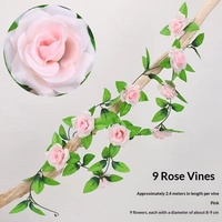 2026 Guirlande de pivoines en soie moderne faite à la main pour décoration murale et de plafond, idéale pour mariages, maisons, Noël, la Fête des Mères et Halloween