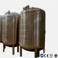 Tanque de Almacenamiento de Acero Inoxidable para Jugo, Bebidas y Vino, Grado Alimenticio, Certificado CE, Suministro de Fábrica