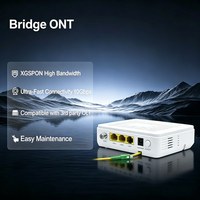 XGSPON Mini ONU de Modo Dual, 10Gbps Upstream, 10Gbps Downstream, FTTH 10GE+3*GE CATV RF ONT
