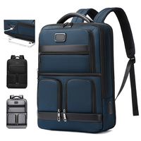 Sac à dos de voyage d'affaires pour homme avec logo personnalisé, imperméable, grande capacité, multi-compartiments, sac pour ordinateur portable de bureau avec USB