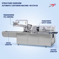 Machine d'emballage automatique pour cartons de dentifrice, de parfum, de masques, de savon en barre, de produits alimentaires en vrac, de biscuits et de gâteaux