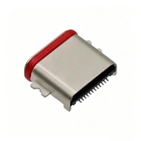 Connecteur femelle USB Type-C SMT 24 broches étanche IP68, port de câble 12V pour charge rapide et transmission de données, modèle TPC-E1104