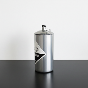 Bottiglia di liquido in acciaio freddo da 34,5 kg / Flacone in argento e oro 99,999 per l'estrazione dell'oro - Product Image 1