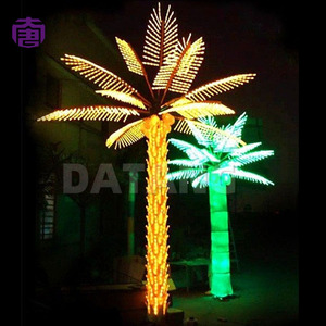 Sturdy Led Coconut Palm <b>Tree</b> <b>Light</b> Attractive Tropical Decor For Backyard Hotel Outdoor Party Illumination For Sale - Product Image 1