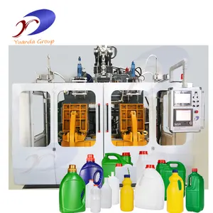 Máquina de moldeado por soplado de botellas de plástico, HDPE, 100ML a 5L