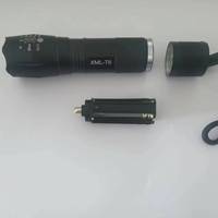 Lampe de poche LED XML-T6 pour CAMPING, torche réglable, ZOOM, tactique, vente en gros