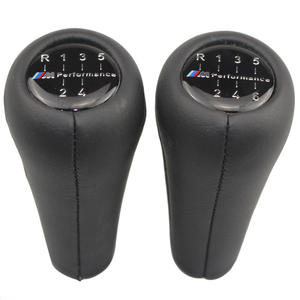 Poignée de levier de vitesses BMW en cuir 5 6 vitesses M Performance ergonomique - Product Image 2