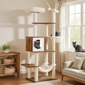 Wholesale Wooden <b>Large</b> Solid Wood Tower OEM ODM Custom Logo Plush Sisal <b>Scratching</b> <b>Post</b> Hammock Condo Ladder Waterproof - Product Image 3