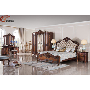 ราคาดีสไตล์อิตาลีโบราณในร่มชุดเฟอร์นิเจอร์ห้องนอนอุปกรณ์เสริมเตียงคิงไซส์ <span class=keywords><strong>GD19</strong></span> - Product Image 3