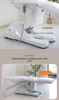 Fauteuil médical électrique à 3 moteurs pour esthétique, avec découpe frontale, pour chirurgie dentaire, plastique, tatouage et physiothérapie - Vente en gros