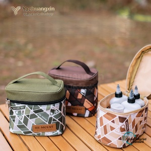 Juego de Almacenamiento de Condimentos para Exteriores Yachuangxin de 7 Piezas con Estuche de Transporte, Botellas y Frascos de Plástico para Camping - Product Image 3