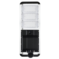 Lampadaire solaire LED tout-en-un 50W/60W IP65 (conception intégrée) avec batterie LiFePO4 et panneau solaire monocristallin, garantie 3 ans