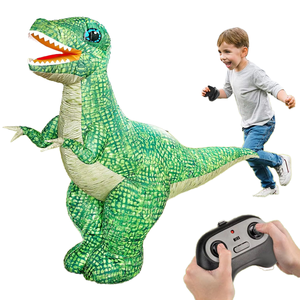 Juguete de Dinosaurio Inflable Realista de 2.4GHz para Niños, Dinosaurio de Juguete con Rotación de 360°, Regalo de Cumpleaños de Plástico para Niños - Product Image 1