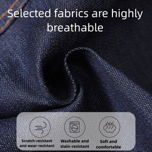 Tuval Denim büyük cep önlük tırnak sanat pişirme için kahve çay dükkanları berber iş elbiseleri ile dayanıklı baskılı LOGO - Product Image 5