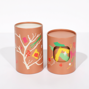 Custom Luxury Design Cylinder <b>Packaging</b> Box for Cosmetic Essential Oils Skincare Eyeliner Embossing Recyclable <b>Biodegradable</b> - Product Image 1