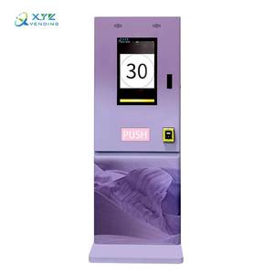 เครื่องจำหน่ายสินค้าอัตโนมัติหน้าจอสัมผัสขนาด 21.5 นิ้ว พร้อมระบบตรวจสอบอายุ XYZ สำหรับธุรกิจขนาดเล็ก - Product Image 1