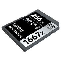 Carte mémoire SDXC UHS-II/U3 Lexar Professional 1667X 64 Go 256 Go 128 Go 100% originale et authentique pour appareil photo