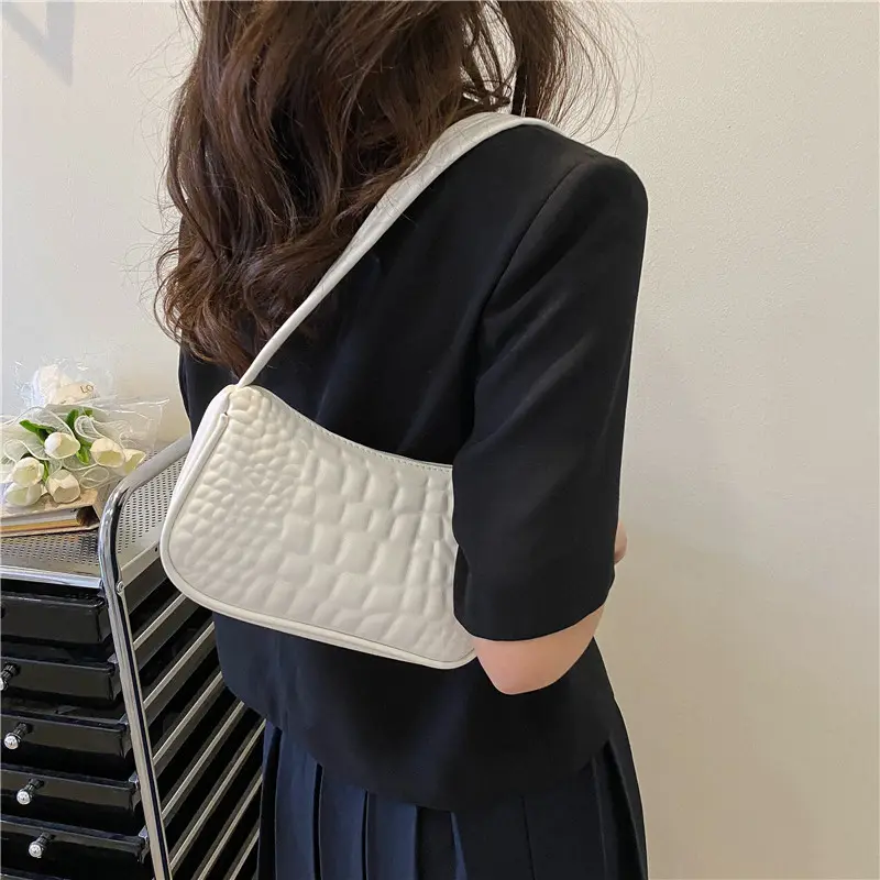 Alligator Underarm Zipper Designer Stylish Bag Wholesale PU Ladies 2023 Women's sac a main femm sac Handbag Shoulder Bag