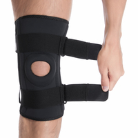 Rodillera de nailon ajustable, soporte de compresión deportiva suave para aliviar el dolor, estabilizador de articulación de rodilla de talla grande para la temporada de primavera