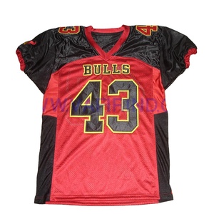 Camiseta personalizada de sublimación para adultos, equipo de camiseta juvenil de sarga, pantalones de práctica, camisetas de fútbol americano personalizadas - Product Image 1