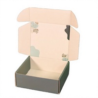 Boîte cadeau personnalisée en papier kraft écologique réutilisable, matériau carton, gaufrage à chaud, pelliculage brillant, expédition