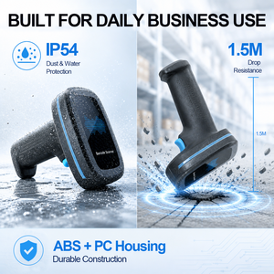 Escáner de Código de Barras 2D con Cable, Alta Velocidad, 500K CMOS, Resistente a Caídas de 1.5m, Escáner de Código de Barras Portátil para Gestión de Inventario en Puntos de Venta y Comercio Minorista - Product Image 5
