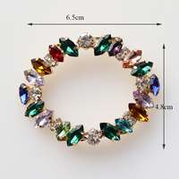 Boucles de chaussures en métal multicolore, vente en gros, strass et perle, clips pour chaussures de mariage, accessoires de décoration
